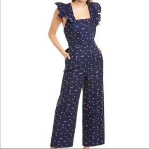 Rebecca Taylor floral cross back jumpsuit NWT sz 2